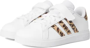 adidas Unisex-Child Grand Court 2.0 Elastic Lace Sneaker