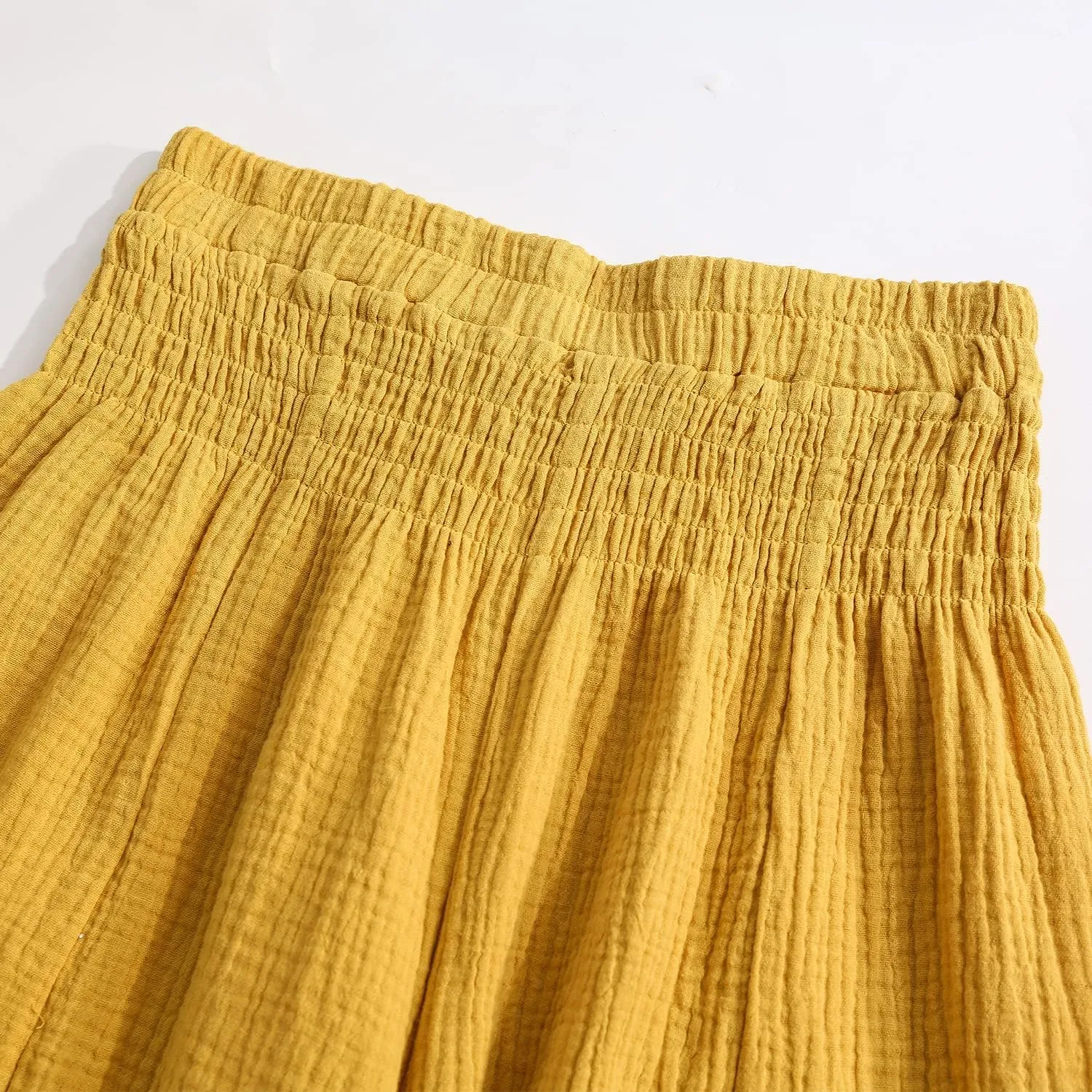 Amazhiyu Womens Wide Leg Palazzo Flowy High Waist Casual Lounge Yoga Pants for Summer