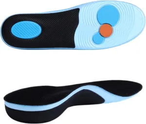 Anti-Fatigue Plantar Fasciitis Shoe Insoles Orthotic Arch Support Inserts for Women Men Flat Feet Work Boot Insoles for Arch Pain Relief (Mens 6-7/ Womens 8-9)