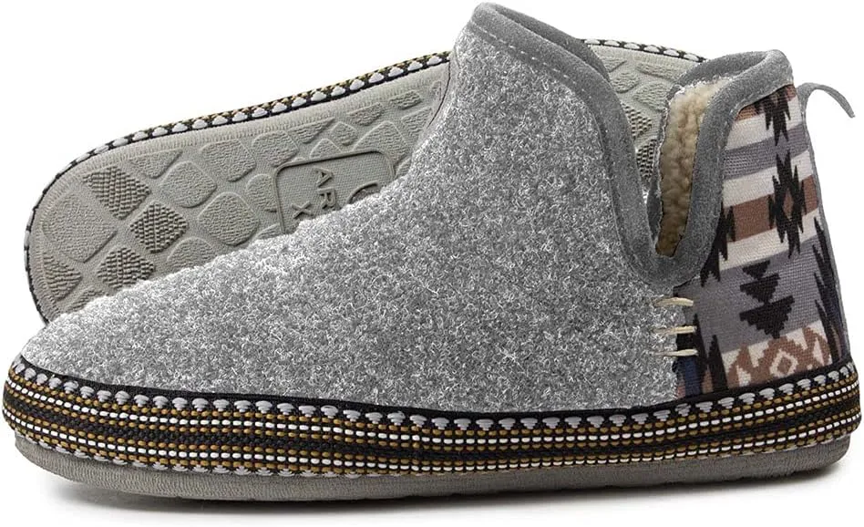 ARIAT Women's Warm Soft Acrylic/Wool Blend Upper Indoor/Outdoor Rubber Bottom Bootie Slippers
