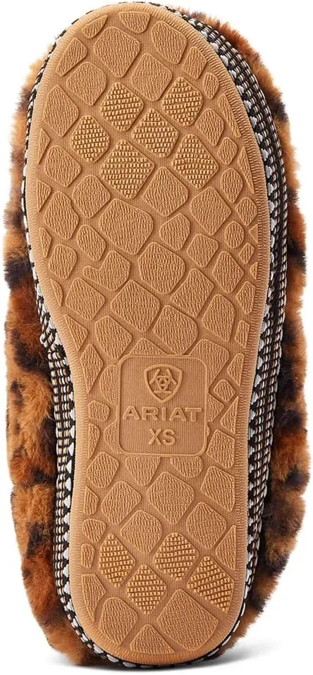 ARIAT Women's Warm Soft Acrylic/Wool Blend Upper Indoor/Outdoor Rubber Bottom Bootie Slippers