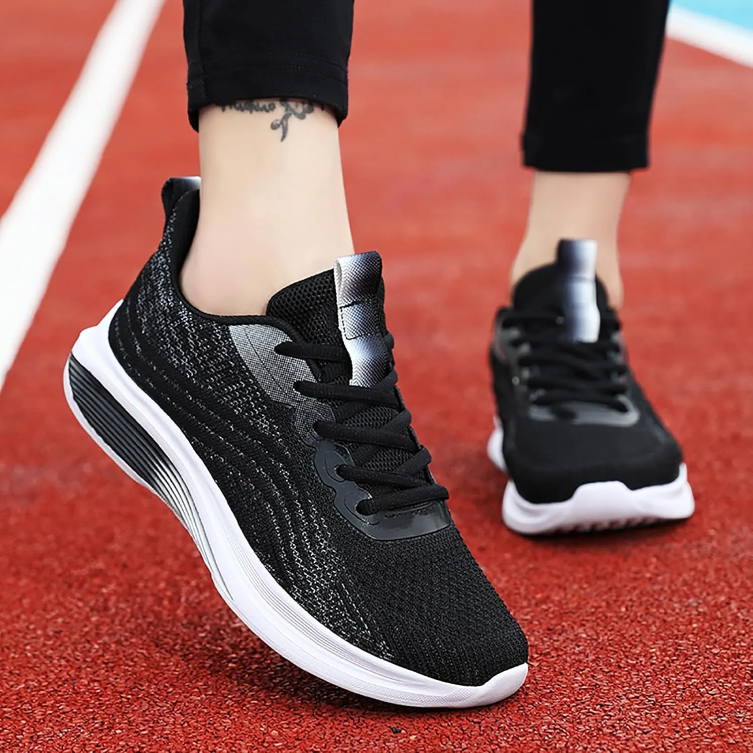 Azooken Men's Walking Shoes Jogging Tennis Footwear Fitness Road Running Fashion Sneakers