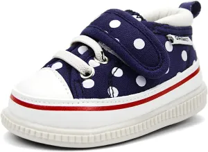 Baby Boys Girls Squeaky Shoes Anti-Slip Soft Rubber Sole Canvas Sneakers Toddler First Walkers