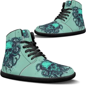 Binienty Mens Barefoot Shoes High Top Womens Minimalist Trail Running Barefoot Shoes Wide Toe Box