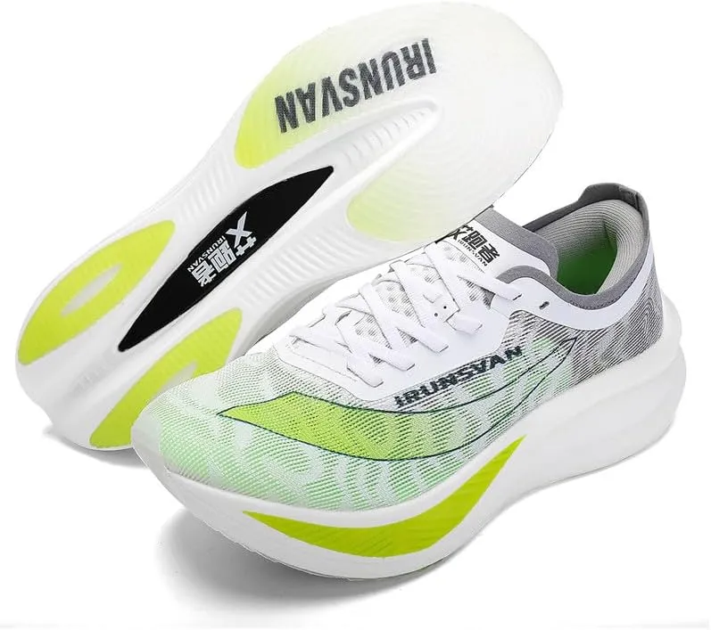 Carbon Plate Marathon Running Racing Shoes Men Professional Stable Supp ort Shock-Relief Ultra-Light Rebound Sneakers ﻿