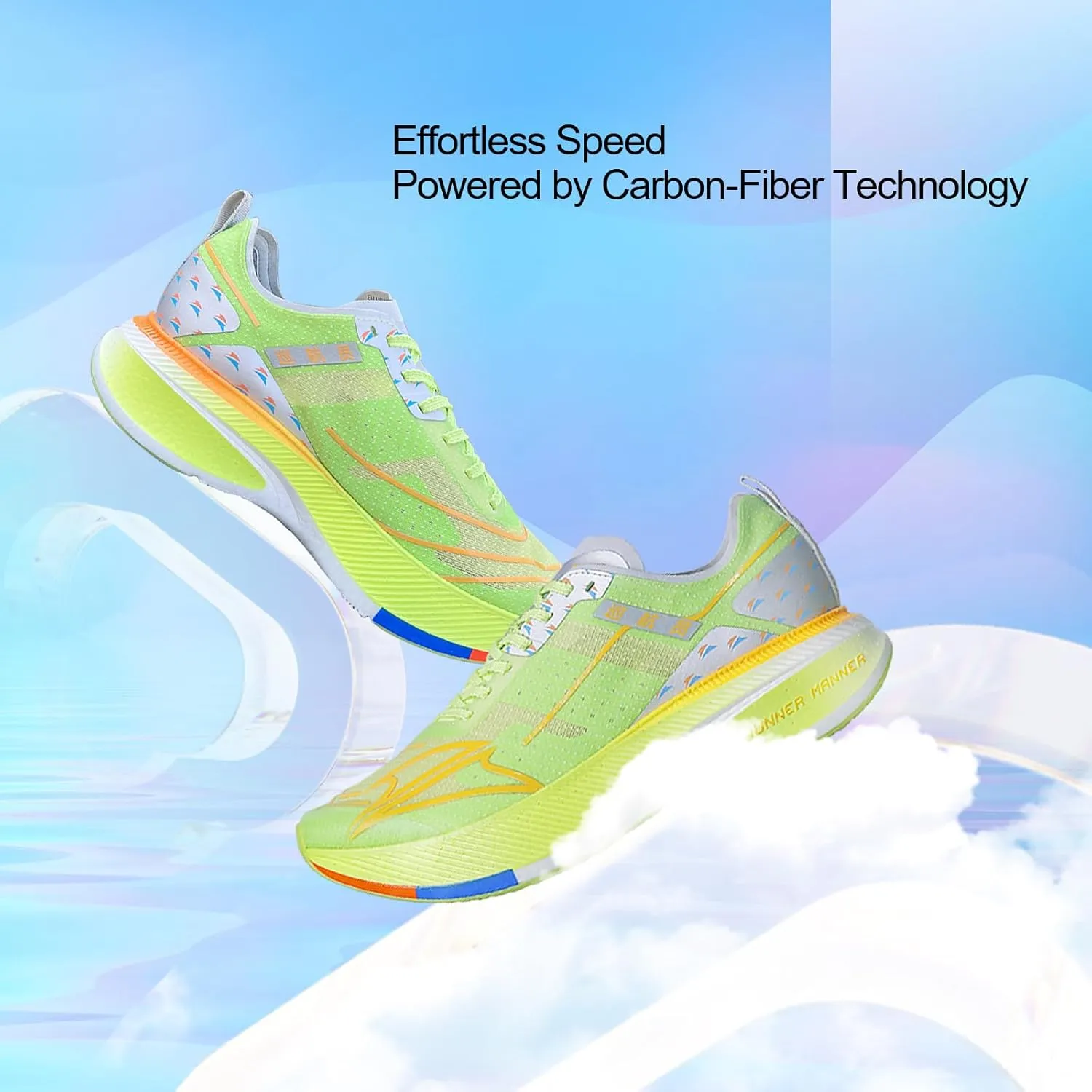 Carbon Plate Running Shoes for Women – Cushioned, Lightweight, Breathable, Non-Slip Road Sneakers