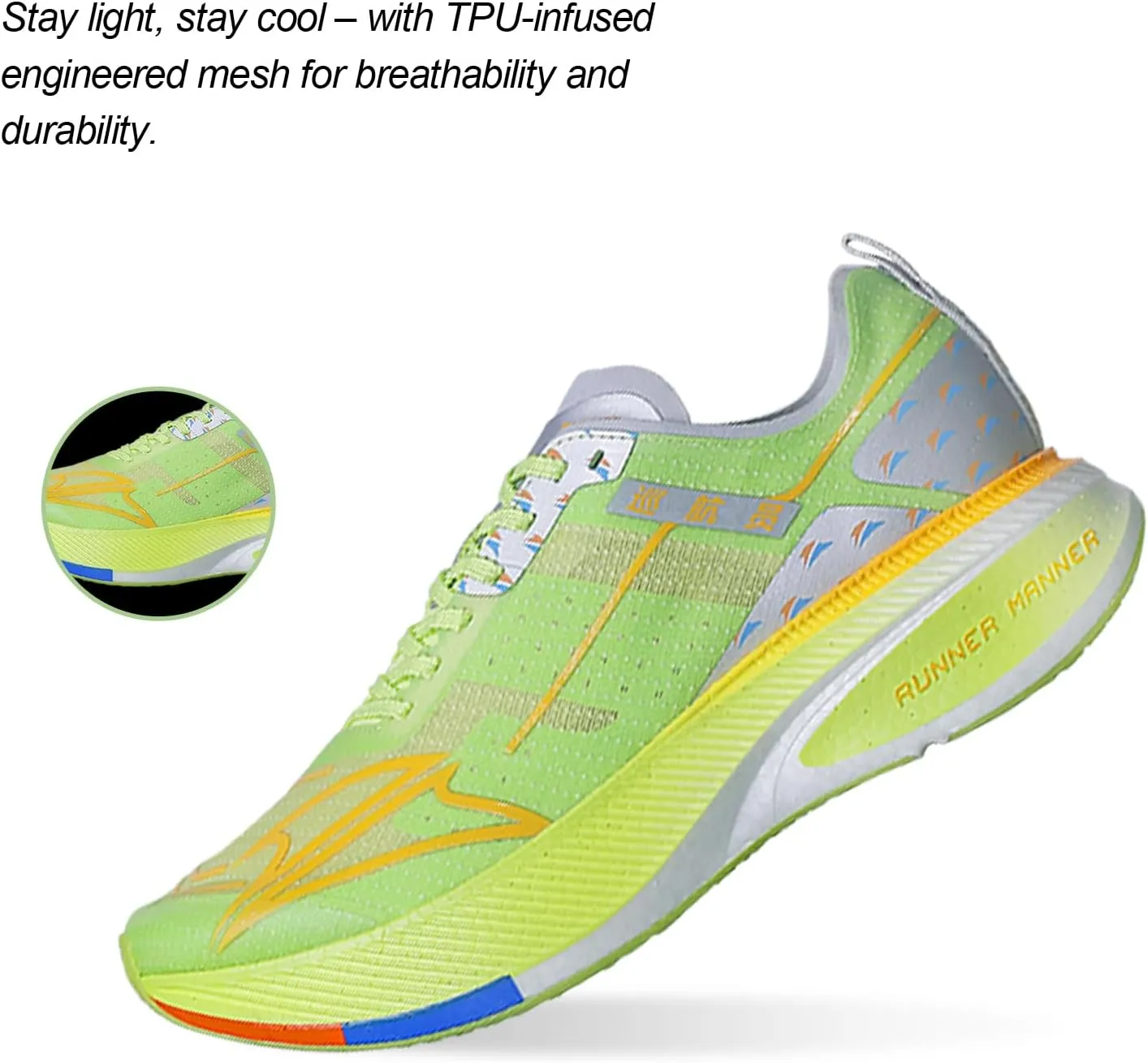 Carbon Plate Running Shoes for Women – Cushioned, Lightweight, Breathable, Non-Slip Road Sneakers