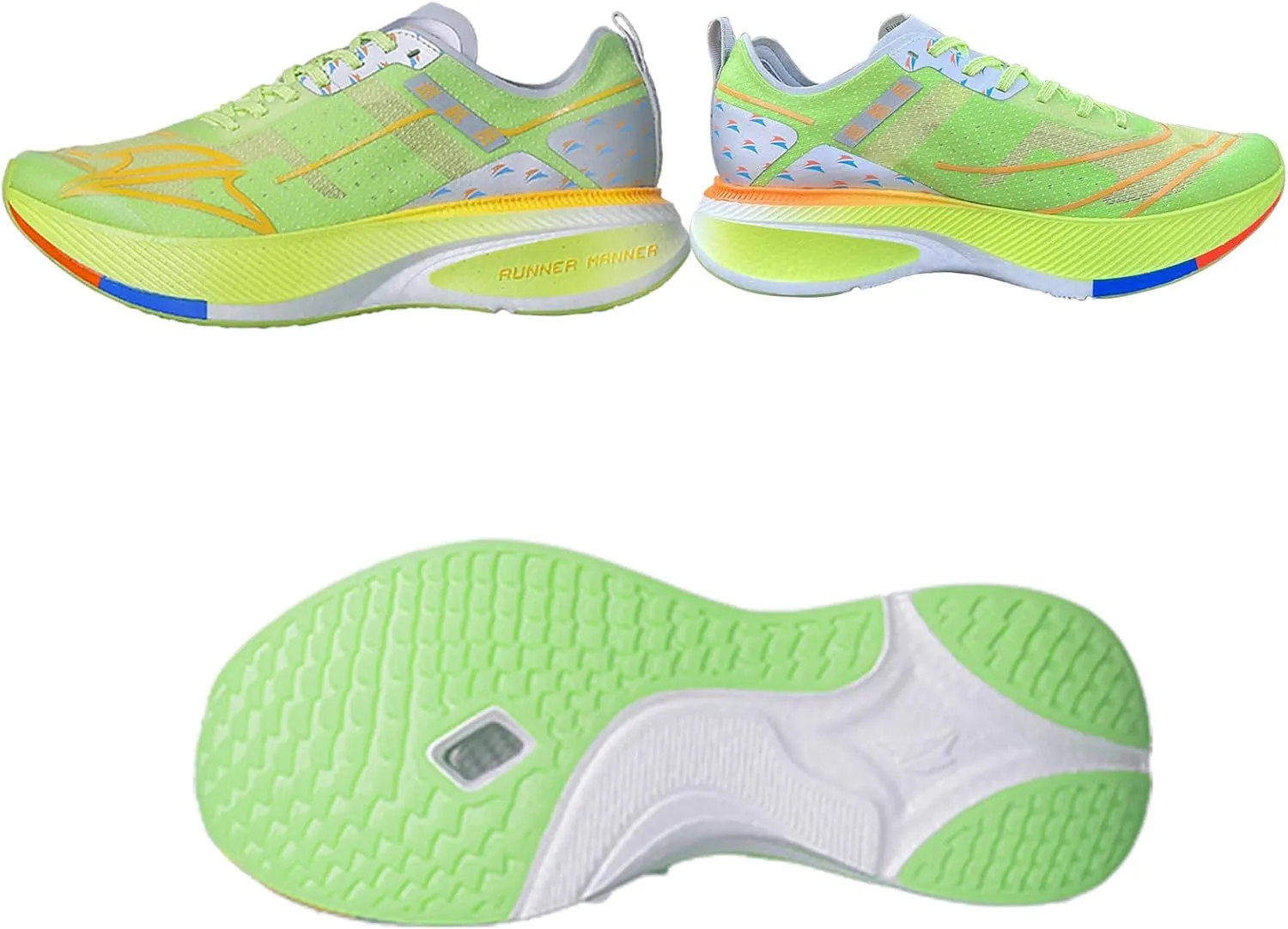 Carbon Plate Running Shoes for Women – Cushioned, Lightweight, Breathable, Non-Slip Road Sneakers