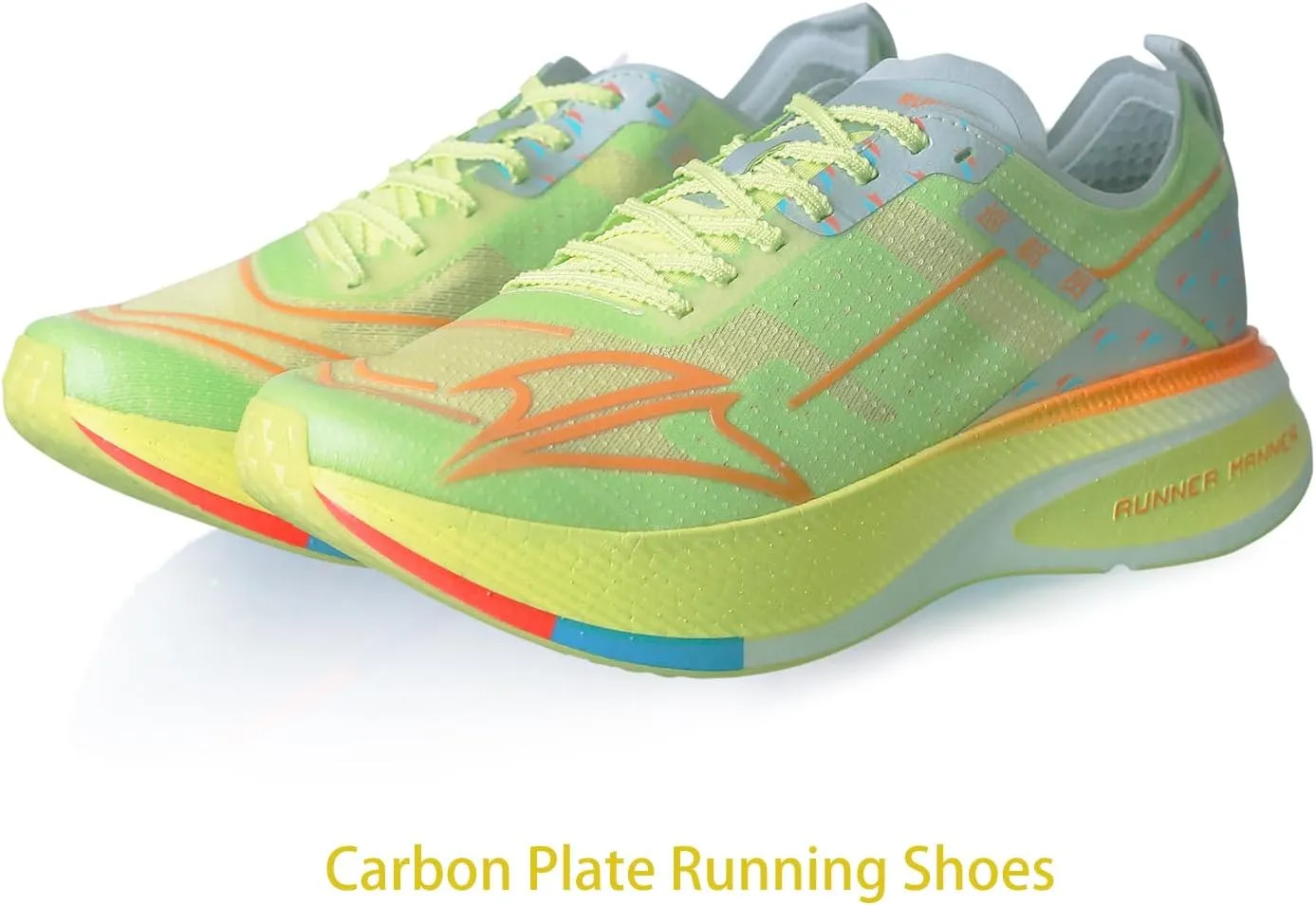 Carbon Plate Running Shoes for Women – Cushioned, Lightweight, Breathable, Non-Slip Road Sneakers
