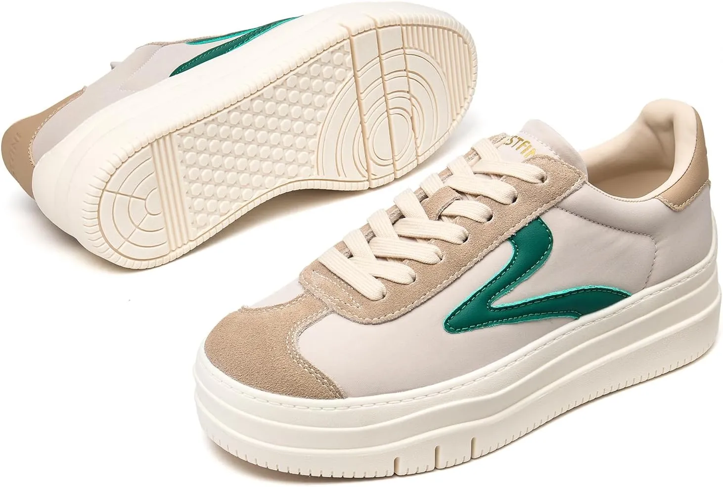 Cestfini Platform Sneakers for Women Fashion Sneakers Comfortable Tennis Shoes Casual Walking Shoes