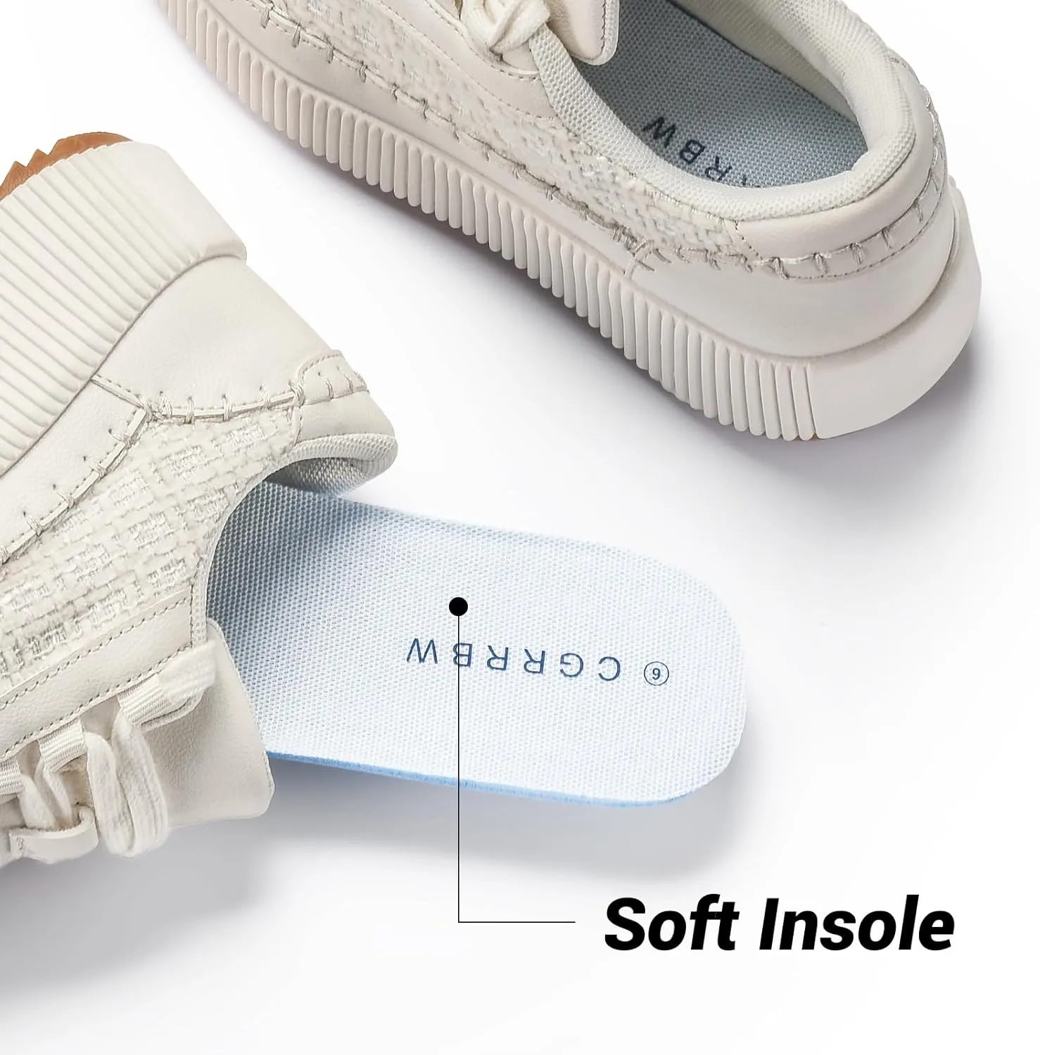 CGRRBW Women's Platform Sneakers Comfortable Fashion Sneakers Walking Shoes