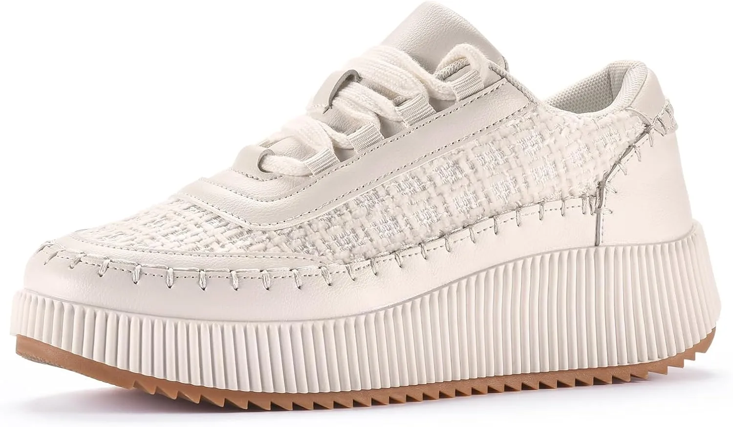 CGRRBW Women's Platform Sneakers Comfortable Fashion Sneakers Walking Shoes