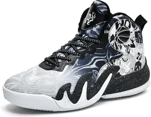 CJSPORX Women Men Basketball Shoes Breathable Men Non Slip Outdoor Fashion Unisex Sneakers