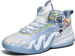 CJSPORX Women Men Basketball Shoes Breathable Men Non Slip Outdoor Fashion Unisex Sneakers