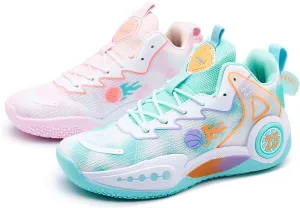 CJSPORX Women Men Basketball Shoes Non Slip Breathable Outdoor Fashion Unisex Sneakers