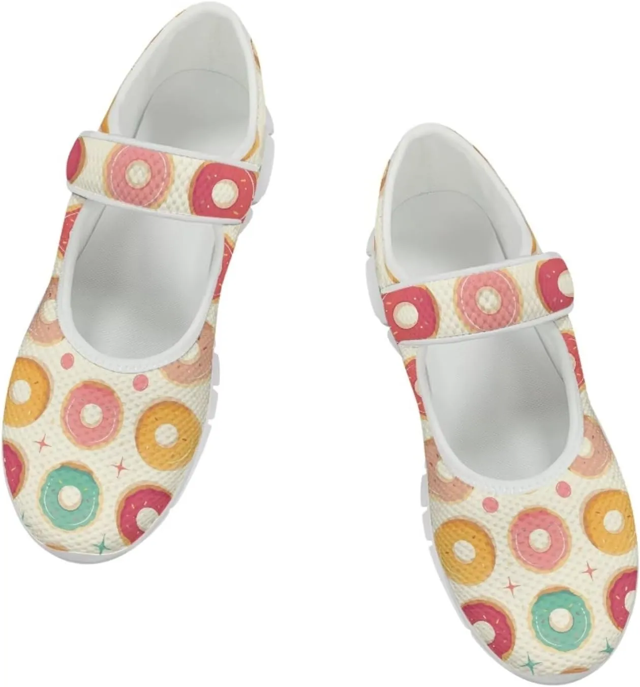 Coloranimal Mary Jane Shoes Women Casual Flat Shoes Women Dress Comfortable Mary Jane Flats Comfortable Walking Shoes Slip On Shoes Footwear