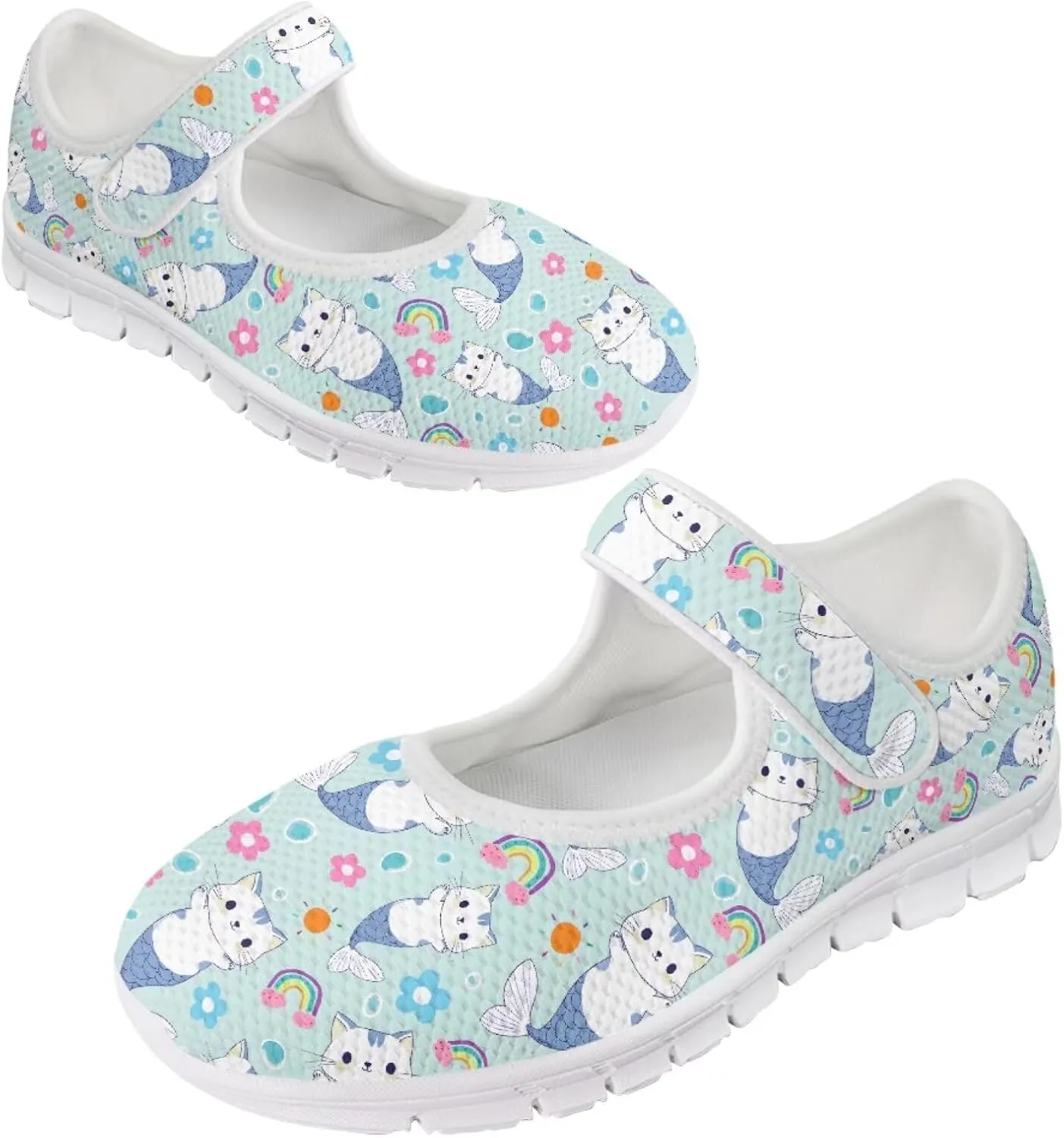 Coloranimal Mary Jane Shoes Women Shoes for Women Dressy Casual Slip On Shoes Lightweight Buckle Strap Womens Shoes Casual Walking Shoes