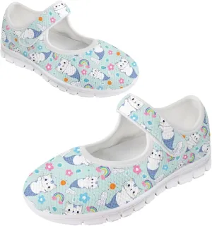 Coloranimal Mary Jane Shoes Women Shoes for Women Dressy Casual Slip On Shoes Lightweight Buckle Strap Womens Shoes Casual Walking Shoes
