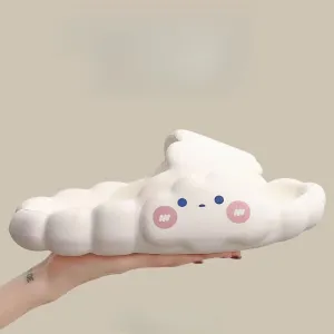 Cute Bunny Slippers for Women Summer Feeling Soft Platform Non-Slip Sandals Comfortable Cloud Slides for Indoor and Outdoor kawaii Gifts for Women Men