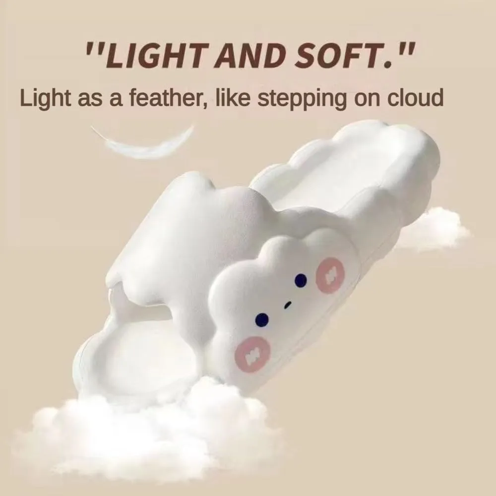 Cute Bunny Slippers for Women Summer Feeling Soft Platform Non-Slip Sandals Comfortable Cloud Slides for Indoor and Outdoor kawaii Gifts for Women Men