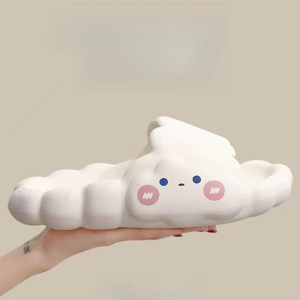 Cute Bunny Slippers for Women Summer Feeling Soft Platform Non-Slip Sandals Comfortable Cloud Slides for Indoor and Outdoor kawaii Gifts for Women Men
