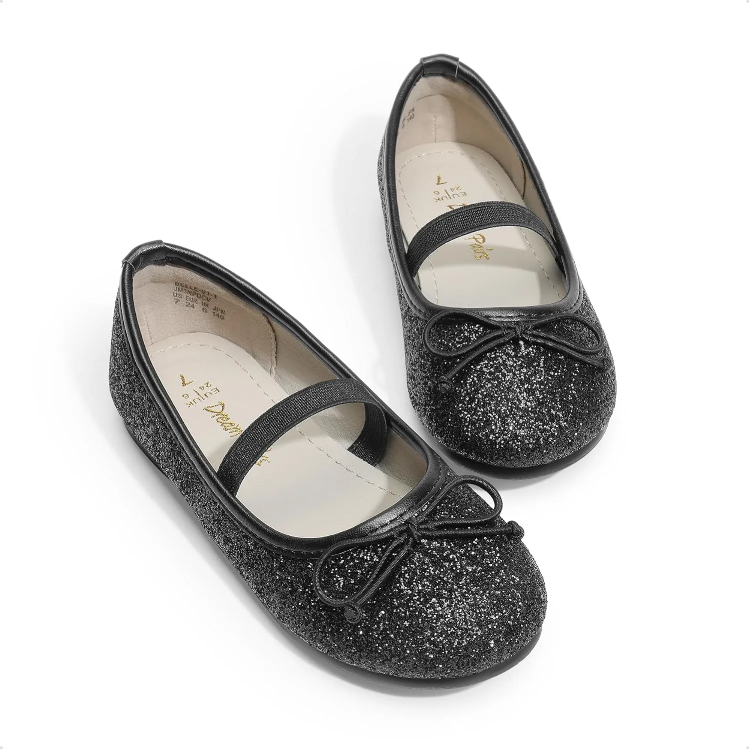 DREAM PAIRS Toddler Girls Dress Shoes Party Wedding Flower Girl Ballet Flats
