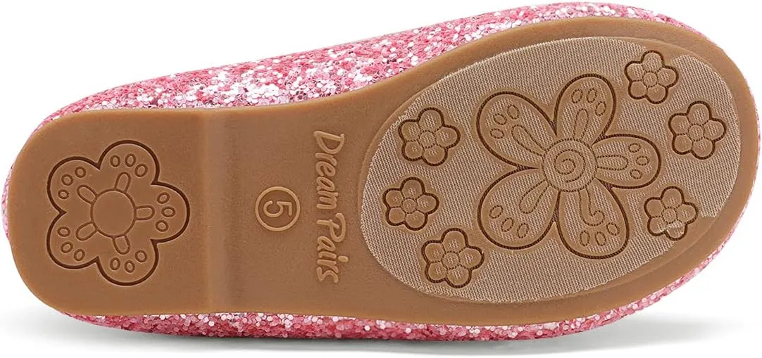 DREAM PAIRS Toddler Girls Dress Shoes Party Wedding Flower Girl Ballet Flats