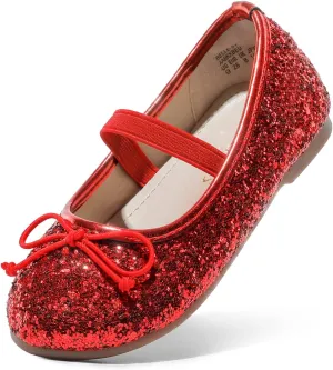 DREAM PAIRS Toddler Girls Dress Shoes Party Wedding Flower Girl Ballet Flats