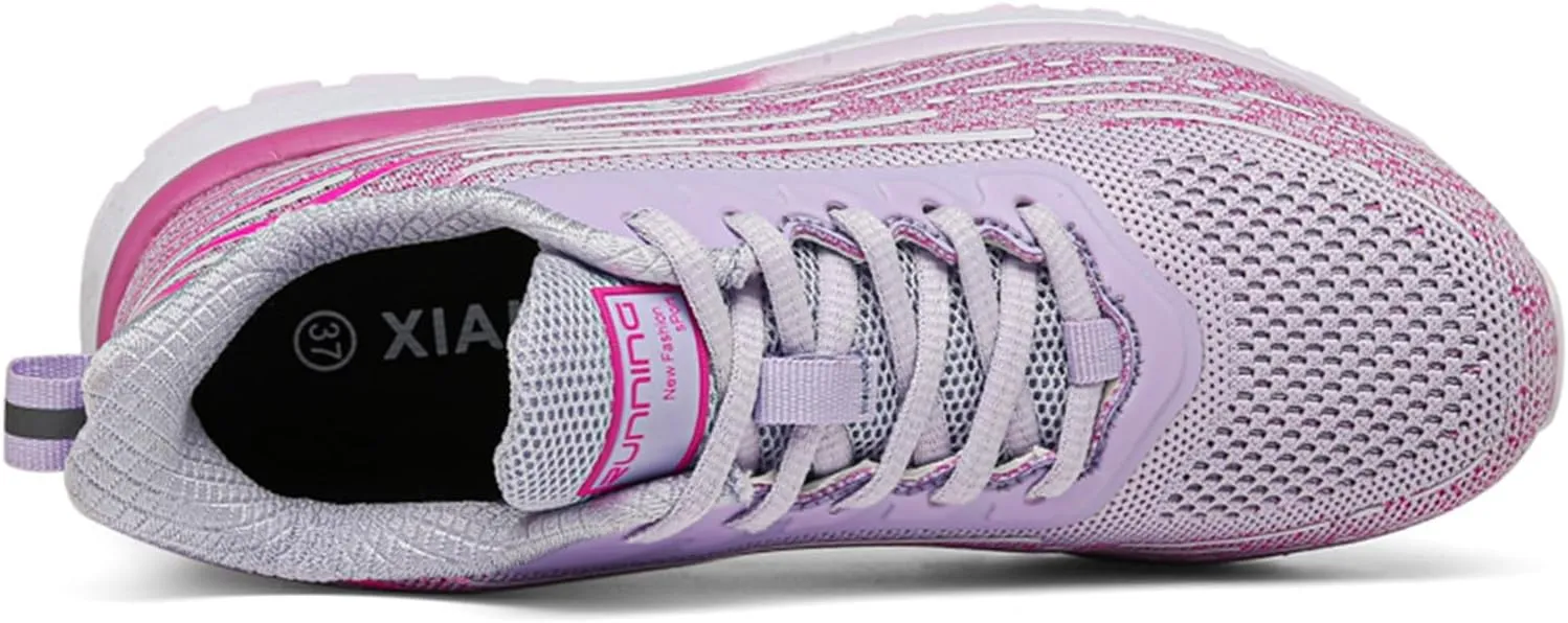 DUORO Womens Walking Shoes Comfortable Lightweight Breathable Non Slip Athletic Gym Workout Training Sneakers