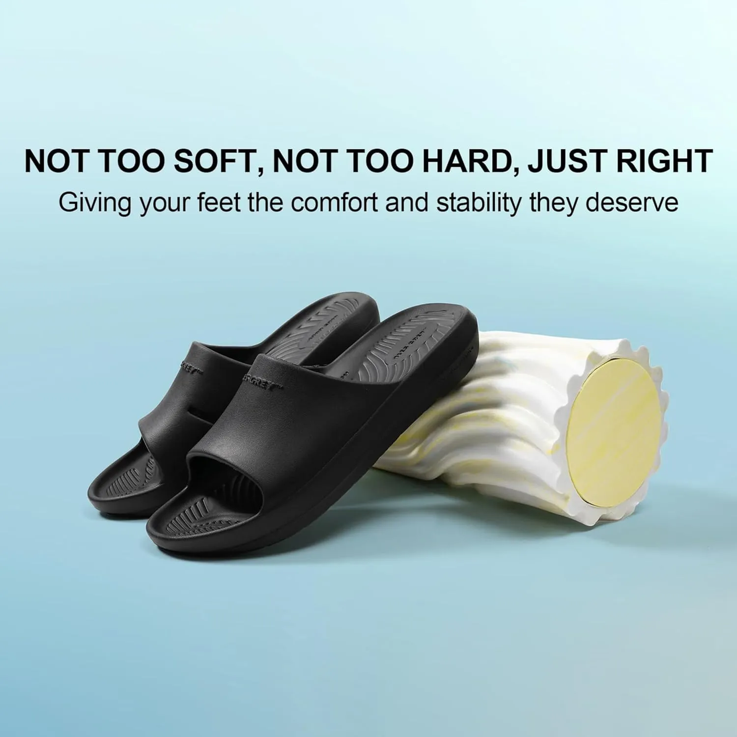 ECO Malibu Recovery Unisex Slides Slippers - Arch Support, Comfortable, Lightweight Sandals, Quick Drying, Indoor/Outdoor for Adult, Men & Women