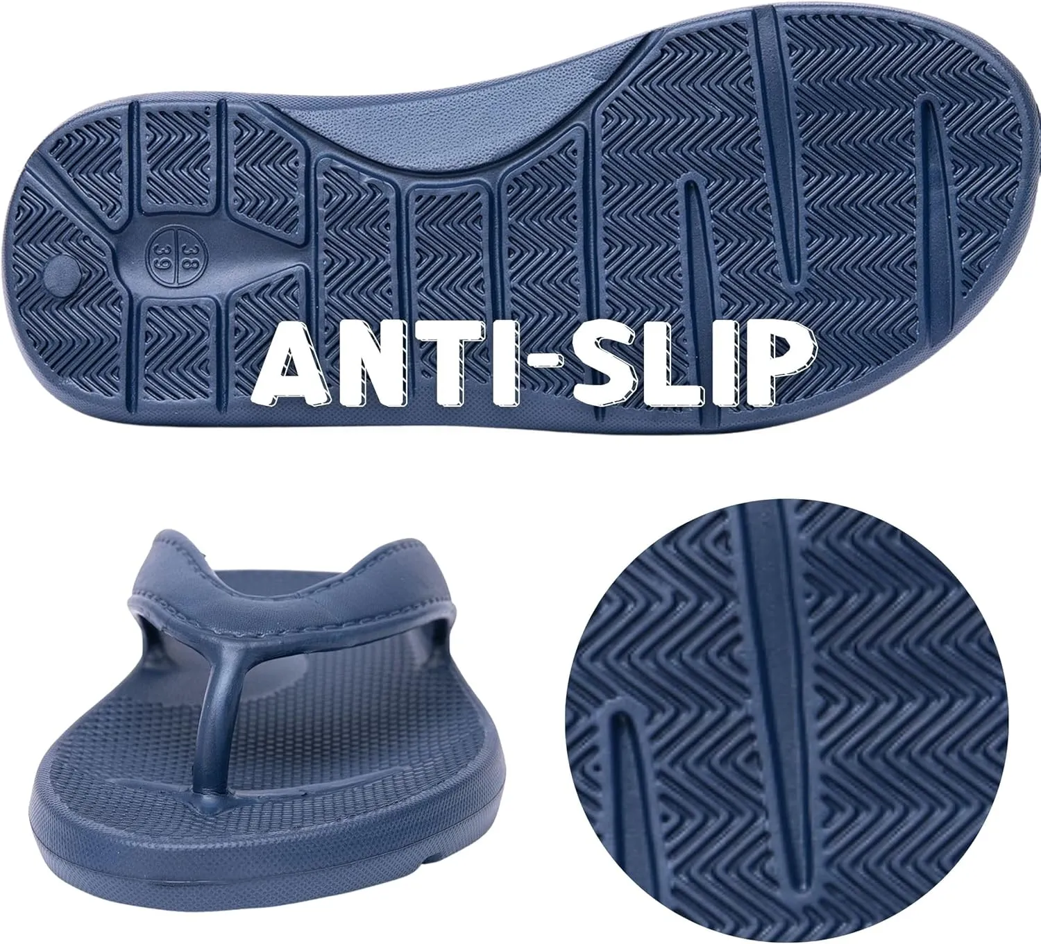 EVA Soft Comfort Flip-flops Sandals for Women and Men Slides Sandals for Women Cloud Flip-flops Slippers with Thick Sole Non-Slip Indoor and Bathroom Sandals for Ultimate Comfort