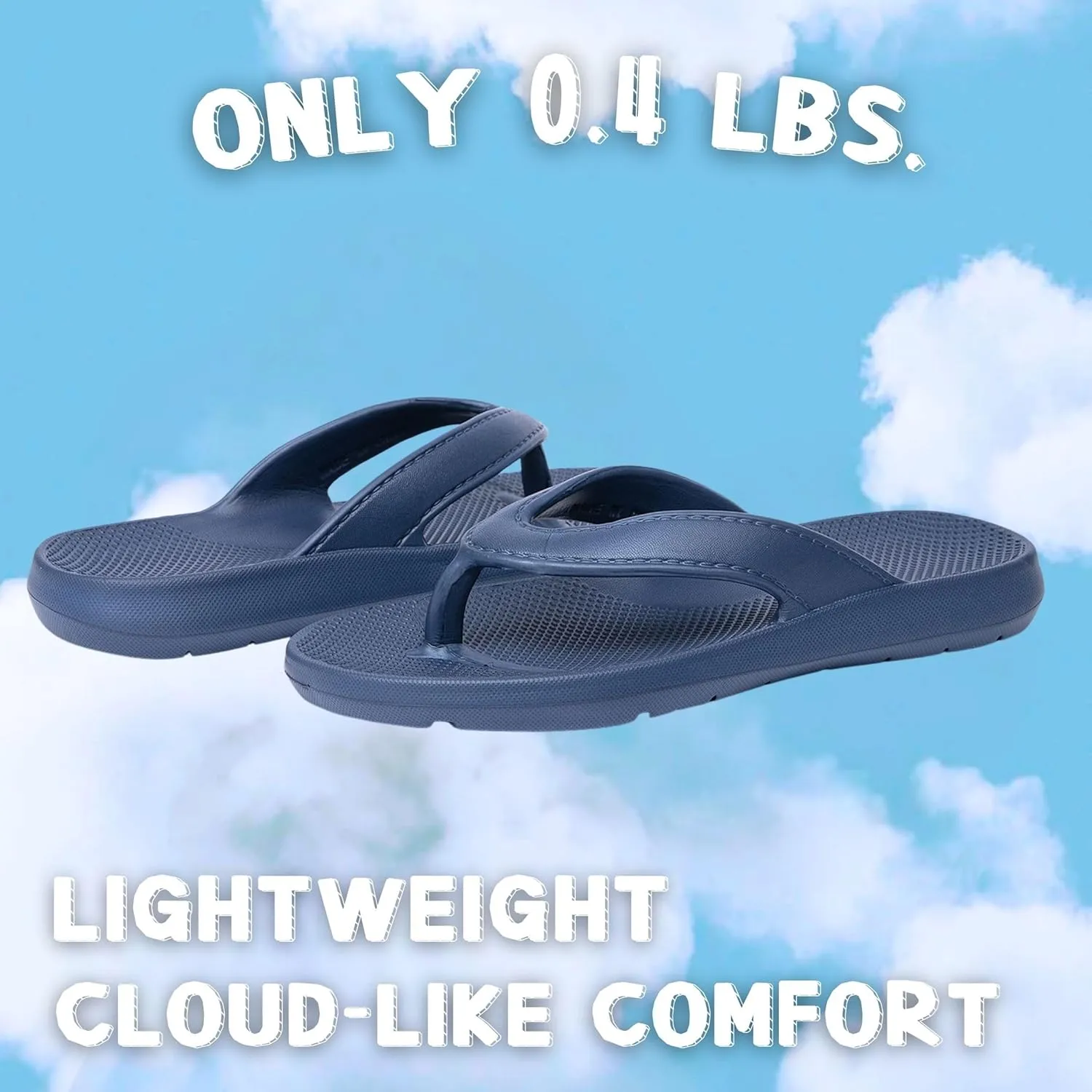 EVA Soft Comfort Flip-flops Sandals for Women and Men Slides Sandals for Women Cloud Flip-flops Slippers with Thick Sole Non-Slip Indoor and Bathroom Sandals for Ultimate Comfort