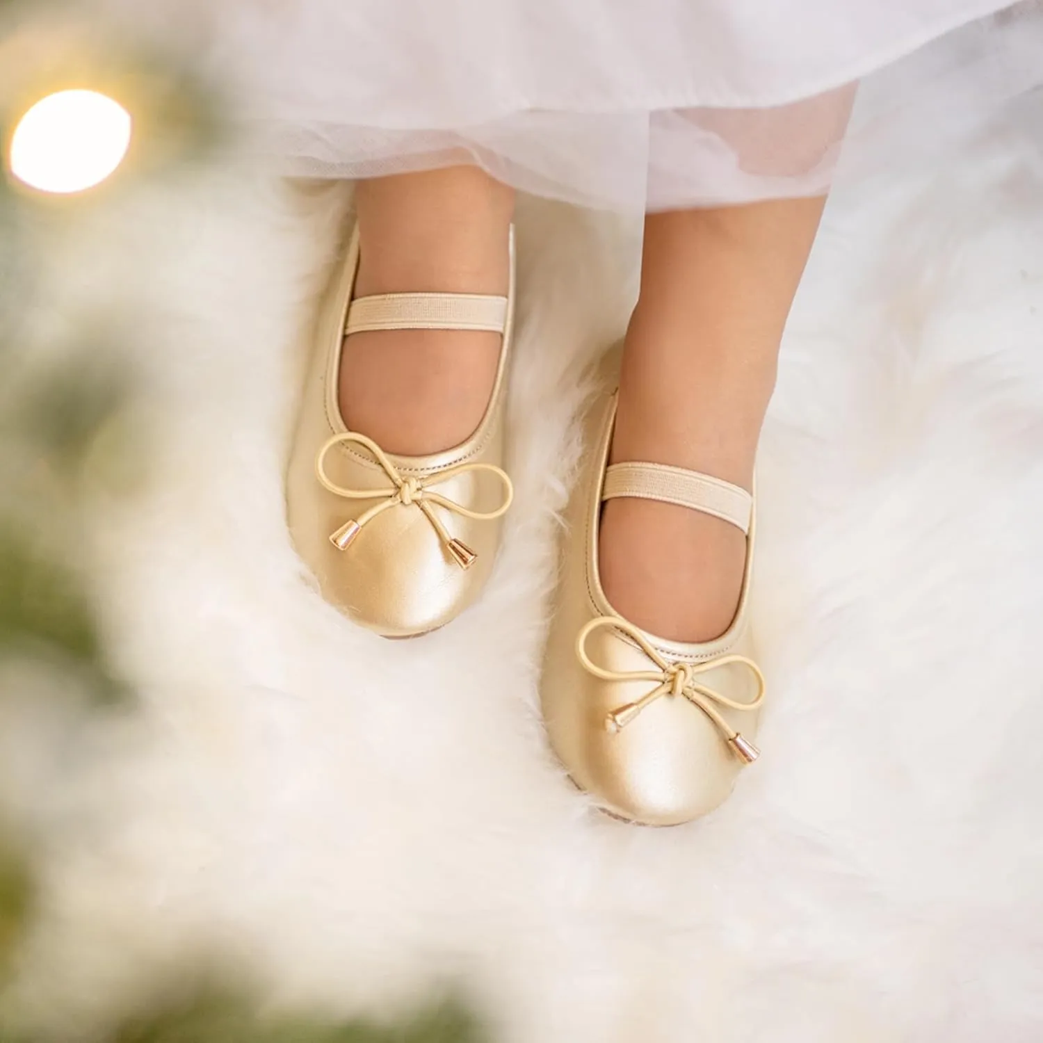 Felix & Flora Toddler Flower Girl Dress Shoes - Baby Girl Ballet Mary Jane Flats for Party School Wedding