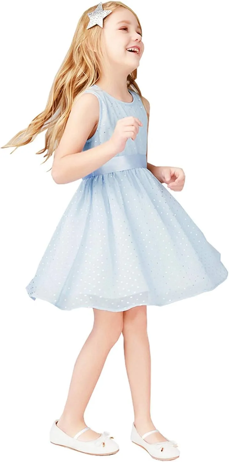 Felix & Flora Toddler Flower Girl Dress Shoes - Baby Girl Ballet Mary Jane Flats for Party School Wedding
