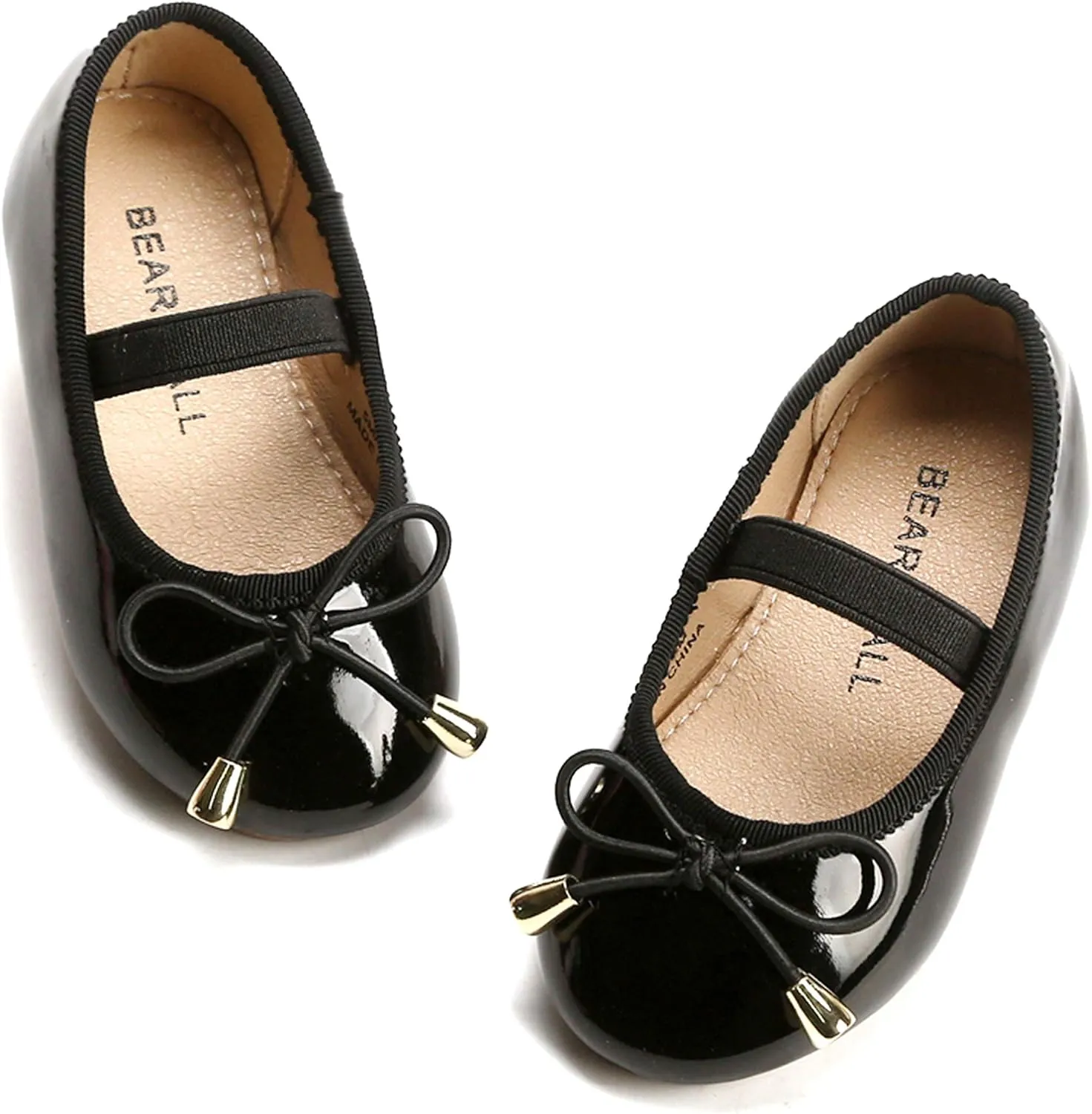 Felix & Flora Toddler Flower Girl Dress Shoes - Baby Girl Ballet Mary Jane Flats for Party School Wedding
