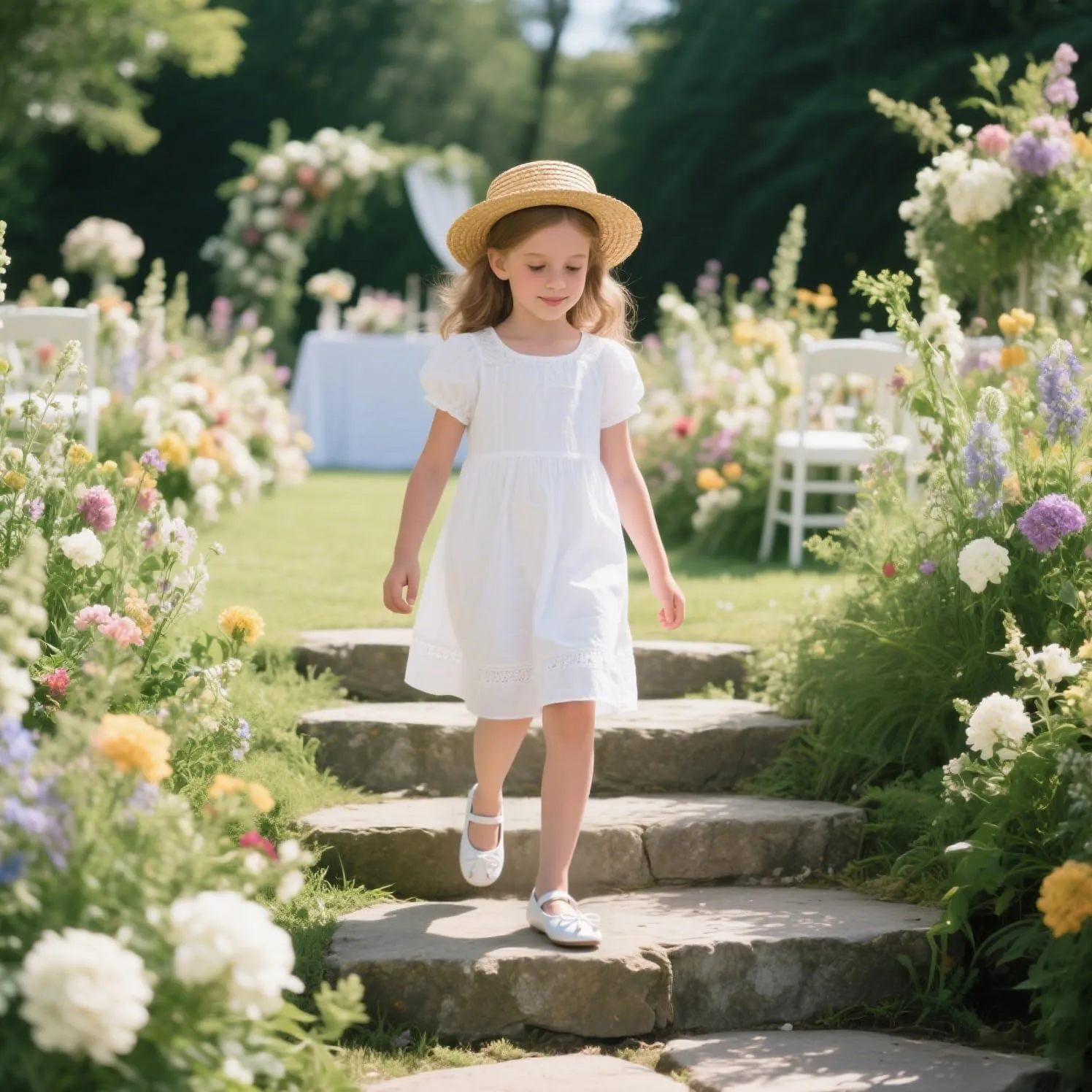 Felix & Flora Toddler Flower Girl Dress Shoes - Baby Girl Ballet Mary Jane Flats for Party School Wedding