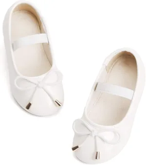 Felix & Flora Toddler Flower Girl Dress Shoes - Baby Girl Ballet Mary Jane Flats for Party School Wedding