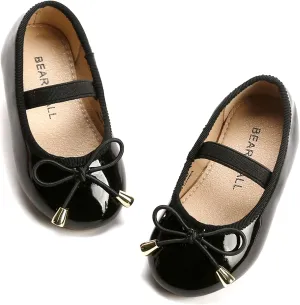 Felix & Flora Toddler Flower Girl Dress Shoes - Baby Girl Ballet Mary Jane Flats for Party School Wedding
