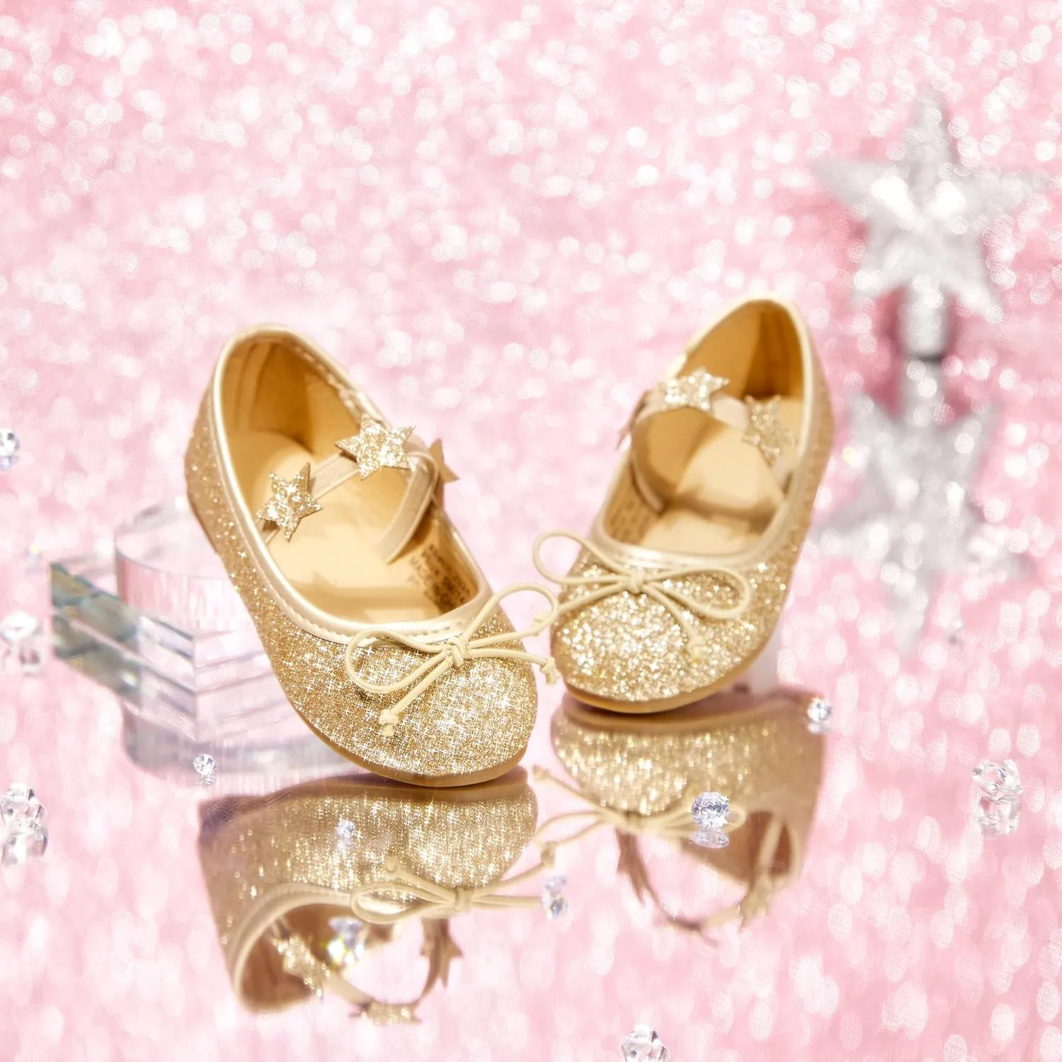 Felix & Flora Toddler Flower Girl Mary Jane Shoes - Little Girls Dress Flats Princess Wedding Party