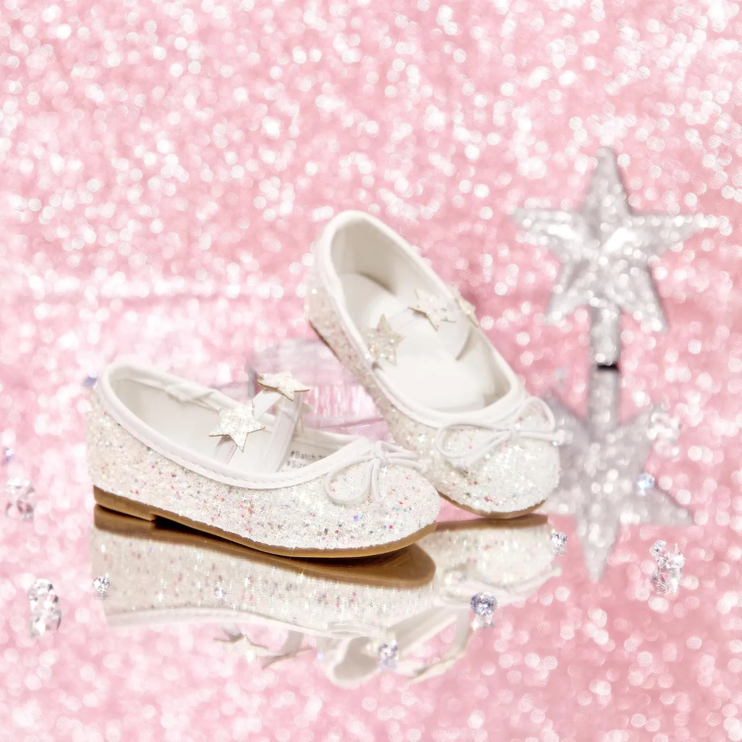 Felix & Flora Toddler Flower Girl Mary Jane Shoes - Little Girls Dress Flats Princess Wedding Party