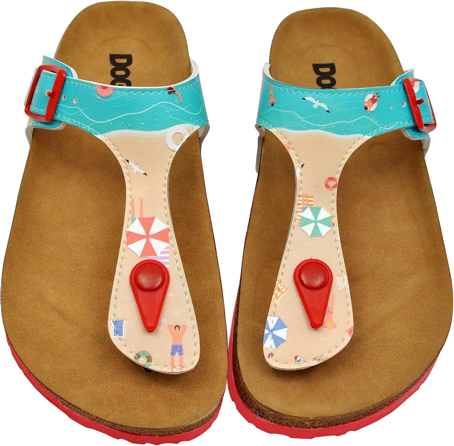 Flip Flops for Women - Vegan Leather and Handmade Thong Sandals for Women