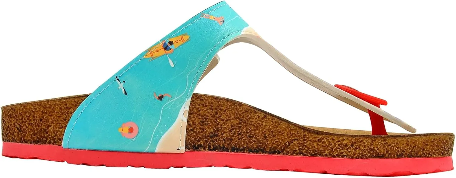 Flip Flops for Women - Vegan Leather and Handmade Thong Sandals for Women