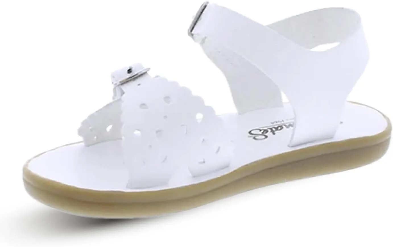FOOTMATES Ariel and Eco-Ariel Waterproof Sandals for Girls and Boys with Slip-Resistant, Non-Marking Outsoles and Strap Closure for Infants, Toddlers, and Kids Ages 0-12