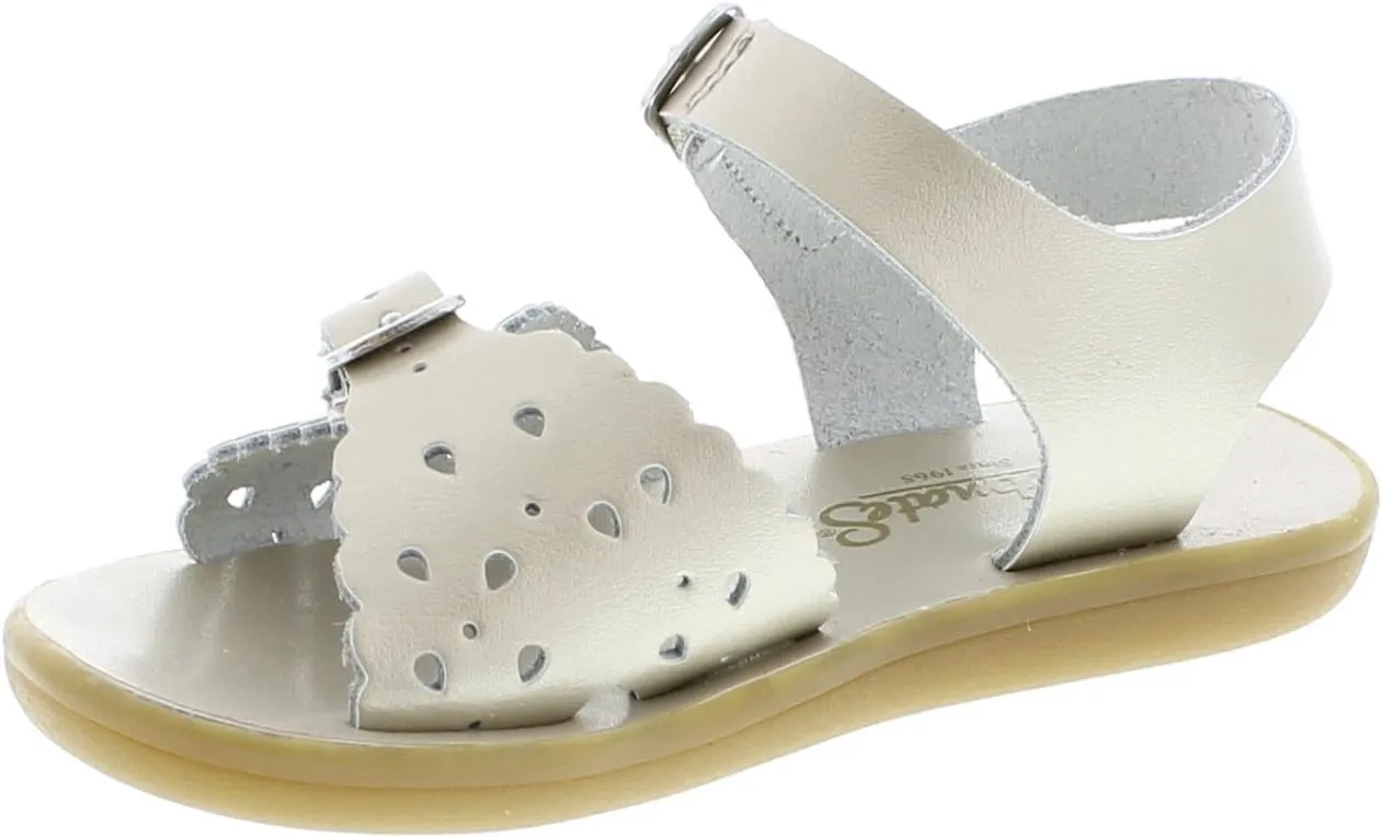 FOOTMATES Ariel and Eco-Ariel Waterproof Sandals for Girls and Boys with Slip-Resistant, Non-Marking Outsoles and Strap Closure for Infants, Toddlers, and Kids Ages 0-12