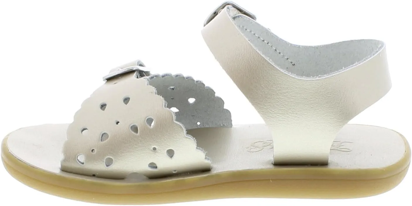 FOOTMATES Ariel and Eco-Ariel Waterproof Sandals for Girls and Boys with Slip-Resistant, Non-Marking Outsoles and Strap Closure for Infants, Toddlers, and Kids Ages 0-12