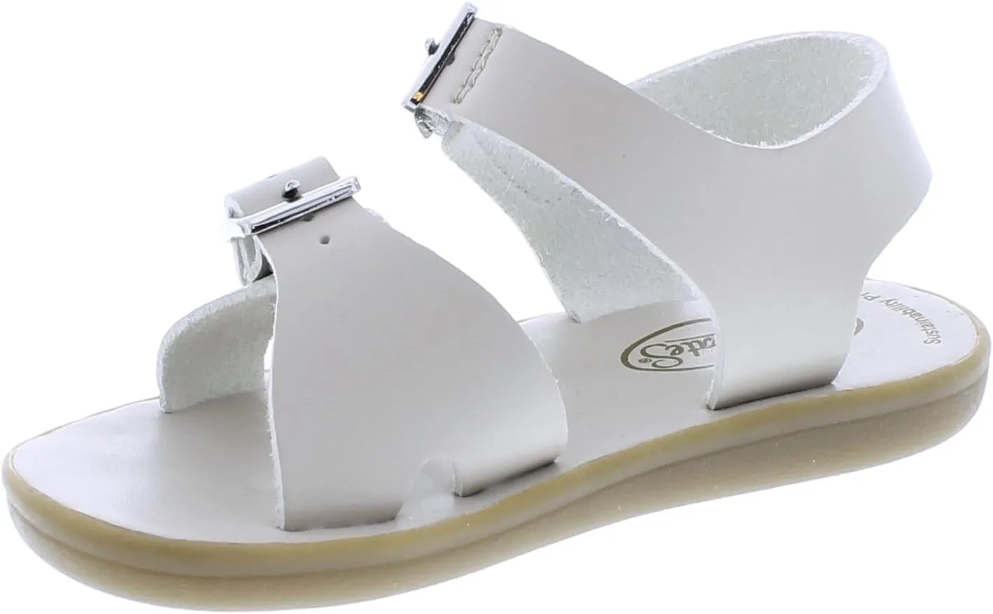 FOOTMATES Tide and Eco-Tide Waterproof Sandals for Boys and Girls with Slip-Resistant, Non-Marking Outsoles and Strap Closure for Infants, Toddlers, and Little Kids Ages 0-8