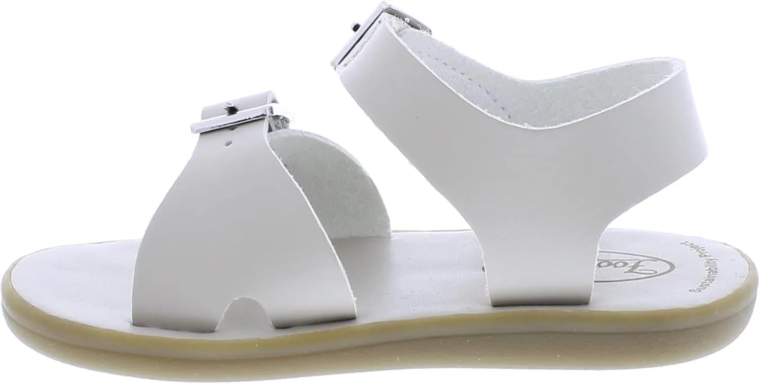 FOOTMATES Tide and Eco-Tide Waterproof Sandals for Boys and Girls with Slip-Resistant, Non-Marking Outsoles and Strap Closure for Infants, Toddlers, and Little Kids Ages 0-8