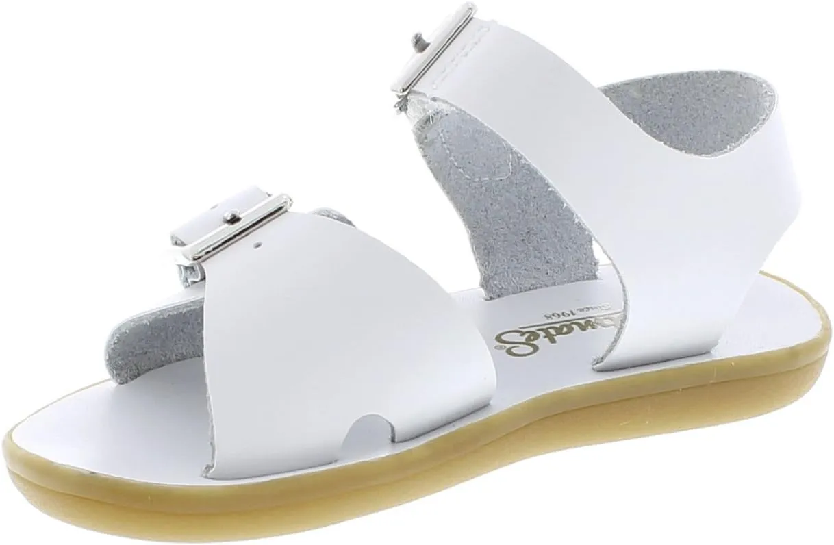 FOOTMATES Tide and Eco-Tide Waterproof Sandals for Boys and Girls with Slip-Resistant, Non-Marking Outsoles and Strap Closure for Infants, Toddlers, and Little Kids Ages 0-8