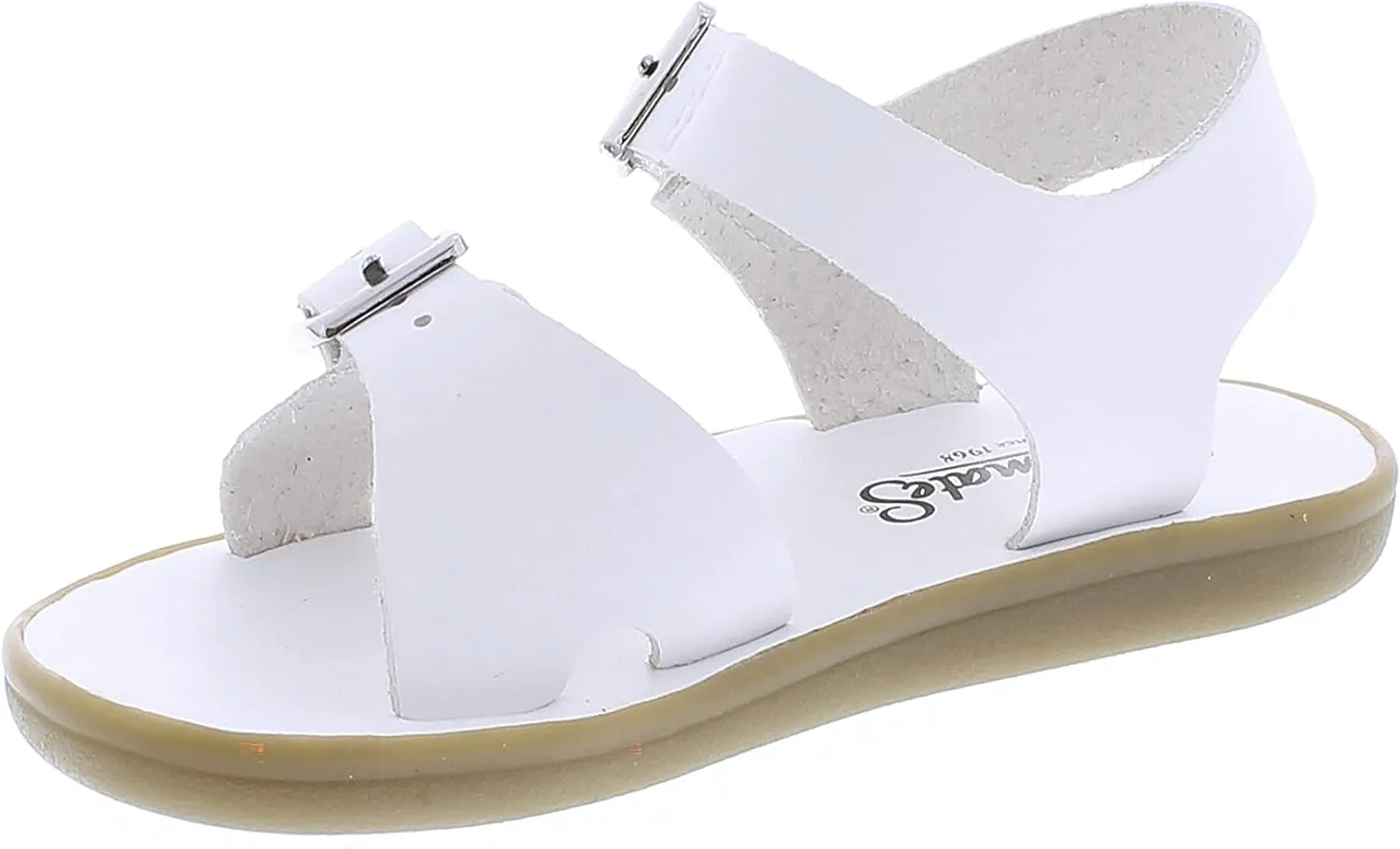 FOOTMATES Tide and Eco-Tide Waterproof Sandals for Boys and Girls with Slip-Resistant, Non-Marking Outsoles and Strap Closure for Infants, Toddlers, and Little Kids Ages 0-8