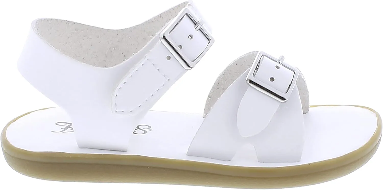 FOOTMATES Tide and Eco-Tide Waterproof Sandals for Boys and Girls with Slip-Resistant, Non-Marking Outsoles and Strap Closure for Infants, Toddlers, and Little Kids Ages 0-8